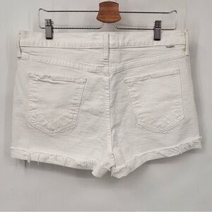 Mother Superior Proper totally innocent white denim Jean shorts cuffed Sz 33